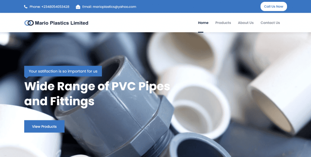 Best PVC Pipes Producer - Mario Plastics Limited